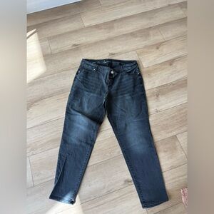 Lane Bryant Dark Gray Skinny Jeans